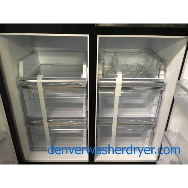 NEW! Scratch/Dent Samsung Black Stainless FrenchDoor Refrigerator