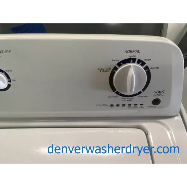 Lovely AMANA Washer and Dryer Set, HE, AutoLoad Sensing, Automatic Dry