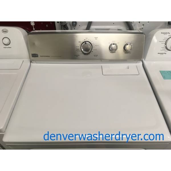 Great Maytag Centennial Dryer, 29" Wide, Electric, Automatic, Wrinkle
