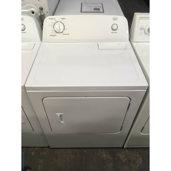 Electric Roper 29" Wide Dryer, 6.5 Cu.Ft. Capacity, Automatic Dry