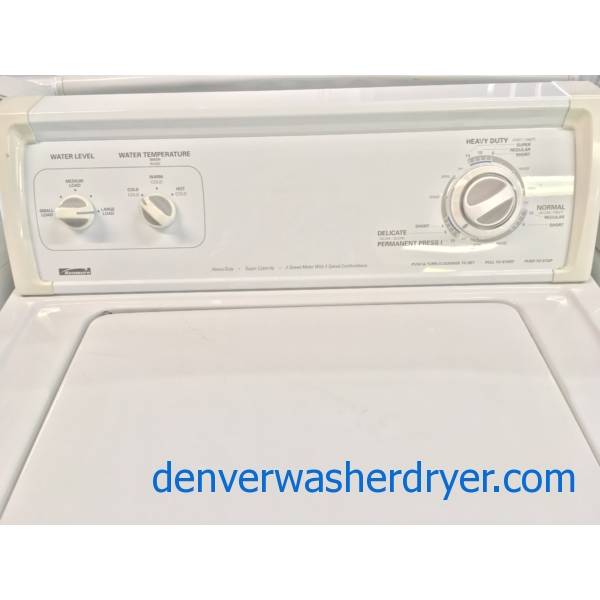 Great Looking Kenmore Top-Load Washer & Dryer Set Quality Refurbished 1-Year Warranty