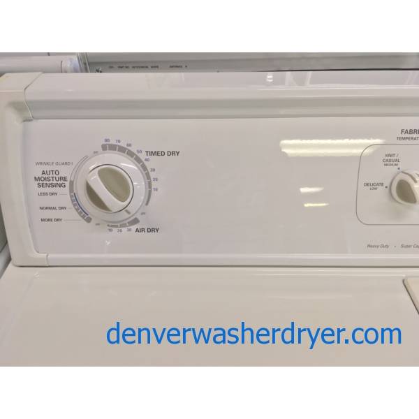 Kick Butt Kenmore Top-Load Washer Dryer Set Quality Refurbished 1-Year Warranty