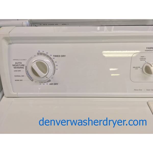 Great Looking Kenmore Top-Load Washer & Dryer Set Quality Refurbished 1-Year Warranty
