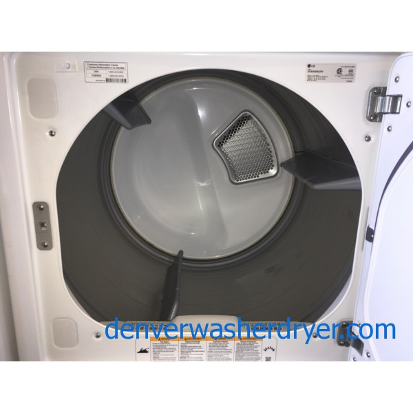 BRAND-NEW LG 27″ HE Top-Load Direct-Drive Washer & Electric HE Dryer, !-Year Warranty