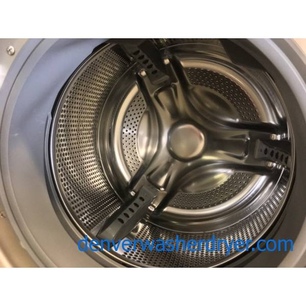 Space Saving LG Front Load Stackable Washer Dryer Set Quality Refurbished 1-Year Warranty