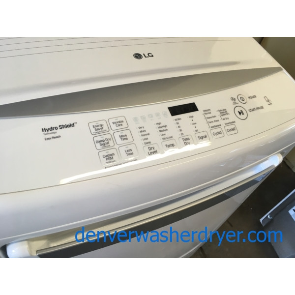 BRAND-NEW LG 27″ HE Top-Load Direct-Drive Washer & Electric HE Dryer, !-Year Warranty