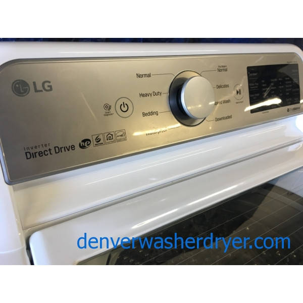 BRAND-NEW LG Smart Top-Load Washer & Smart Electric Dryer Set, 1-Year Warranty