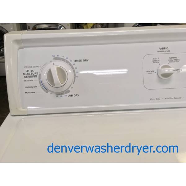 Kenmore Washer And GAS Dryer Set, Quality Refurbished, 1-Year Warranty