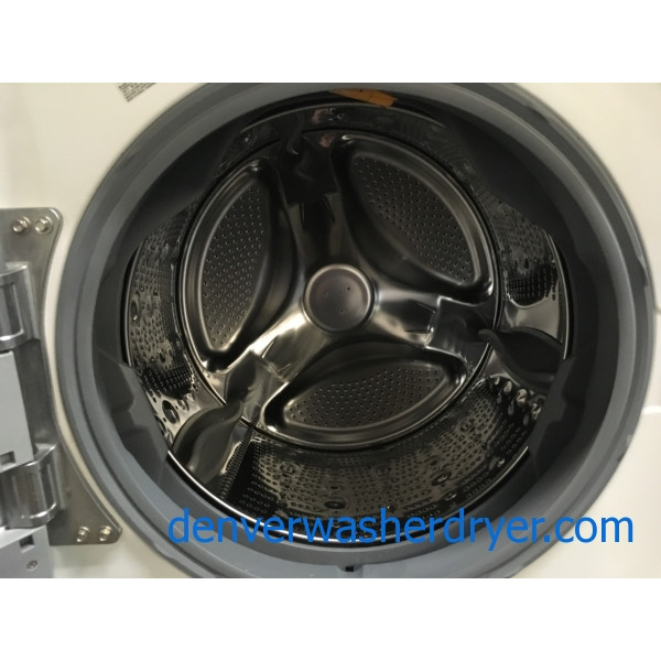 BRAND-NEW 27″ LG HE Stackable Front-Load Direct Drive Steam Washer, 1-Year Warranty