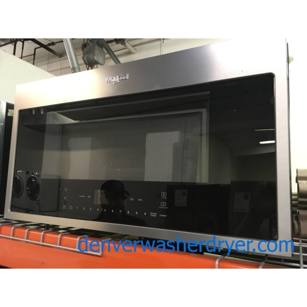 BRANDNEW Stainless 30" Smart Whirlpool OvertheRange Convection