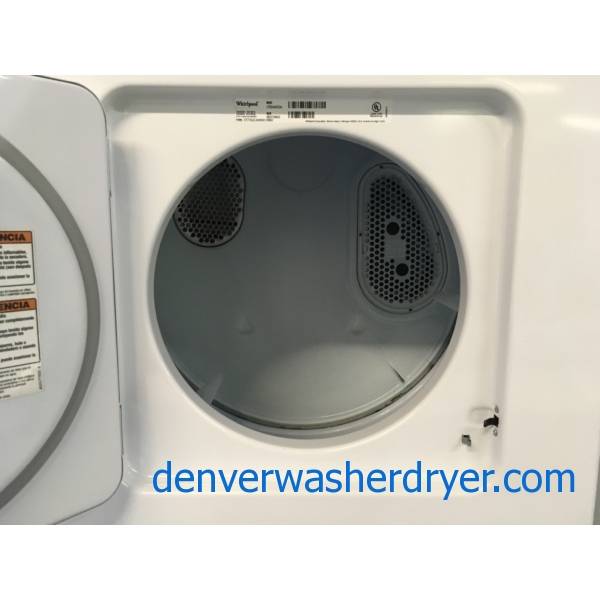 Space Saving Whirlpool Unitized Washer & Dryer Quality Refurbished 1-Year Warranty