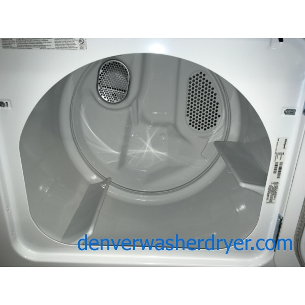 BRAND-NEW Whirlpool HE Top-Load Washer & 120v *Gas* Vented Dryer, 1-Year Warranty