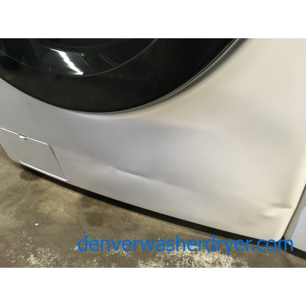 BRAND-NEW 27″ LG HE Front-Load Steam Washer & *GAS* Dryer with Steam, 1-Year Warranty