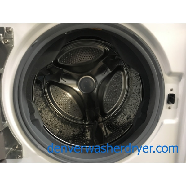 BRAND-NEW 27″ LG HE SMART Front-Load Direct-Drive Washer with Steam & HE SMART *GAS* Dryer with Steam, 1-Year Warranty