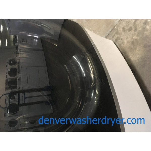 BRAND-NEW 27″ LG HE SMART Front-Load Direct-Drive Washer with Steam & HE SMART *GAS* Dryer with Steam, 1-Year Warranty