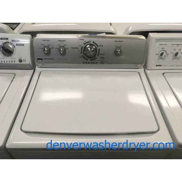 Maytag Centennial Top-Load Washer, Agitator, Auto-Load Sensing, Heavy-Duty, Fabric Softener Option, Quality Refurbished, 1-Year Warranty!