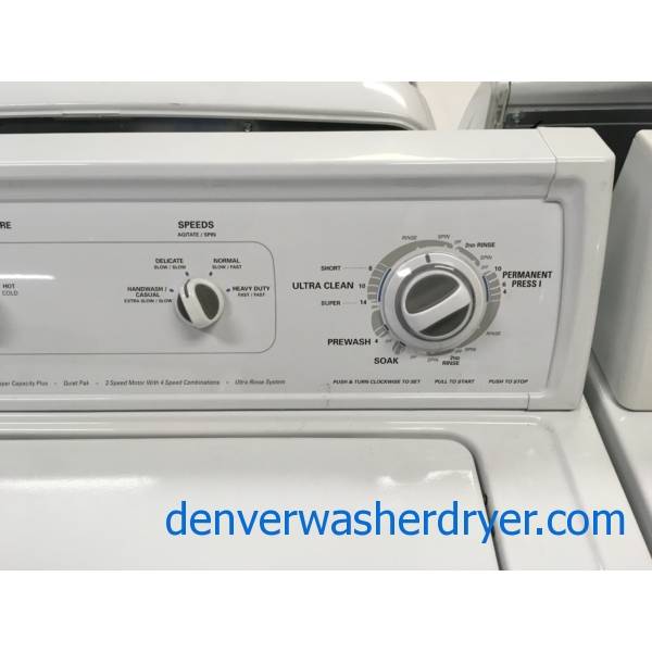 Kenmore 70 Series Top-Load Washer, Agitator, Heavy-Duty, Super Capacity, Quality Refurbished, 1-Year Warranty!