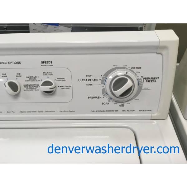 Kenmore 80 Series Washer, Top-Load, Heavy-Duty, Agitator, Super Capacity Plus, Quality Refurbished, 1-Year Warranty!