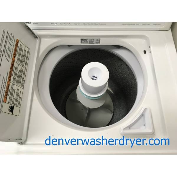 Kenmore 70 Series Heavy-Duty Top-Load Washer, Whirlpool 27″ White Dishwasher, 1-Year Warranty!