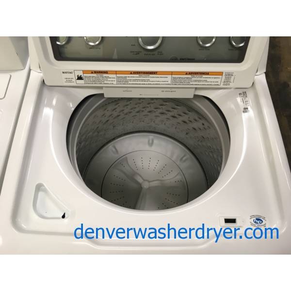 Lightly Used Maytag Bravos MCT TopLoad Washer, HE, WashPlate Style, 4