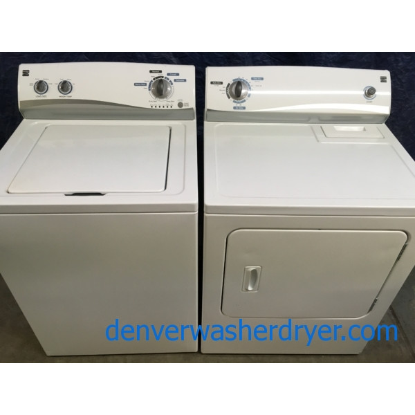 Kenmore Full-Sized Super Capacity Washer & Electric Dryer Set, 1-Year Warranty