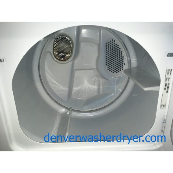 *Used* Super-Capacity Whirlpool Top-Load Washer & Electric Dryer Set, 1-Year Warranty