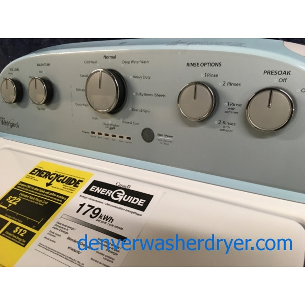 BRANDNEW Whirlpool HE Top Load Washer with QuickWash, 1Year Warranty