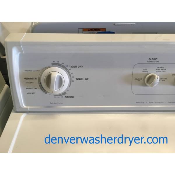 Super Clean Kenmore 90 Series Direct Drive Washer & Dryer Set Quality