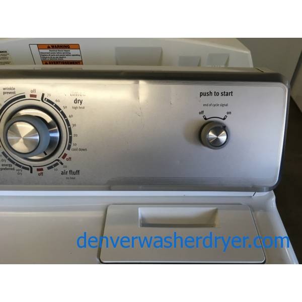 Maytag Centennial Top-Load Washer and Dryer Set, Heavy-Duty, Auto-Load Sensing, HE, Wrinkle Prevent Option, Quality Refurbished, 1-Year Warranty!