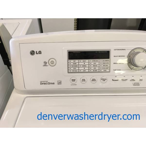 LG TopLoad Washer, 4.5 Cu.Ft. Capacity, 27" Wide, DirectDrive, Wash