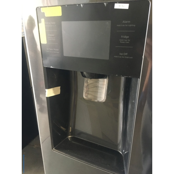 BRAND-NEW Samsung (24.6 Cu. Ft.) Black Stainless French Door Refrigerator, 1-Year Warranty