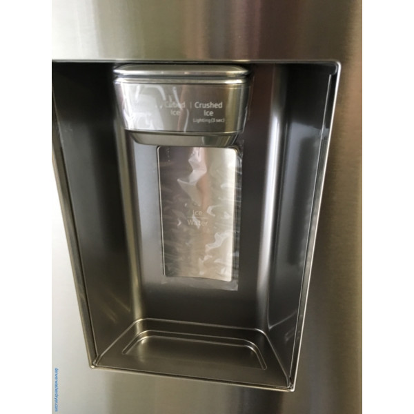 BRAND-NEW 36″ Samsung Counter-Depth 4-Door French Door Stainless (22.6 Cu. Ft.) Refrigerator, 1-Year Warranty