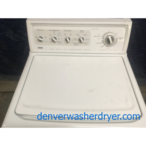 Quality Refurbished King-Size Kenmore Elite Direct-Drive Top-Load Washer, 1-Year Warranty
