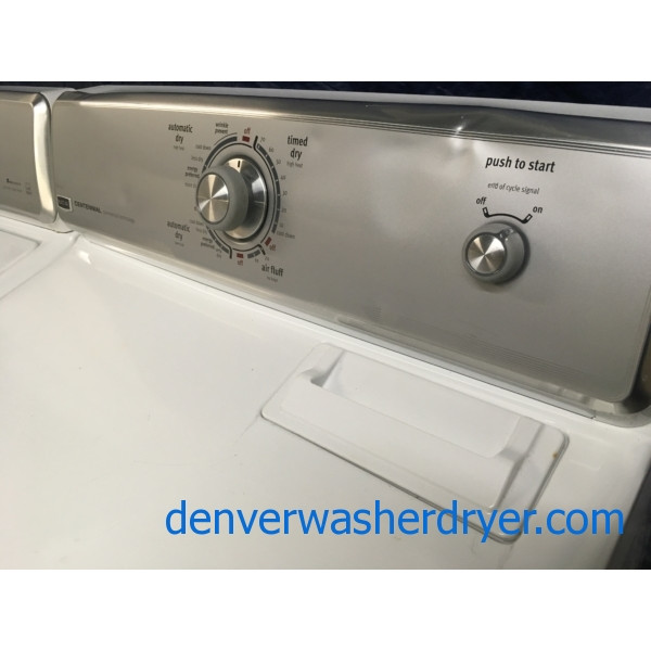 Maytag Centennial Commercial Technology Top-Load HE Energy Star Washer & Electric Dryer Set, 1-Year Warranty