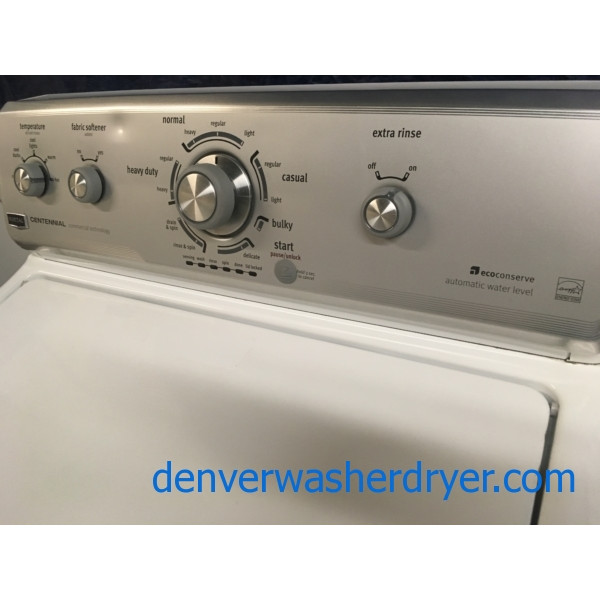 Maytag Centennial Commercial Technology TopLoad HE Energy Star Washer