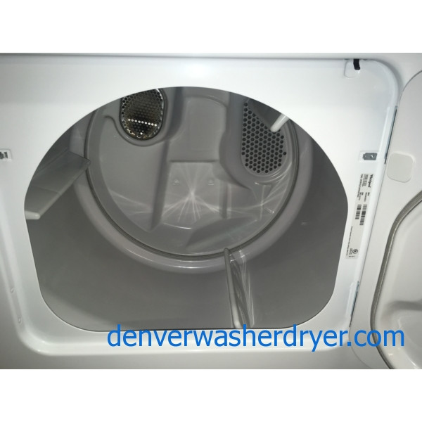 Wonderfully *Used* Whirlpool 27″ Top-Load Washer with Agitator & Electric Dryer Set, Quality Refurbished, 1-Year Warranty