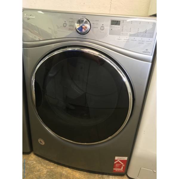 Absolutely Flawless Dark Grey, Whirlpool Front Load Washer/Dryer Set BRAND NEW With Factory Warranty