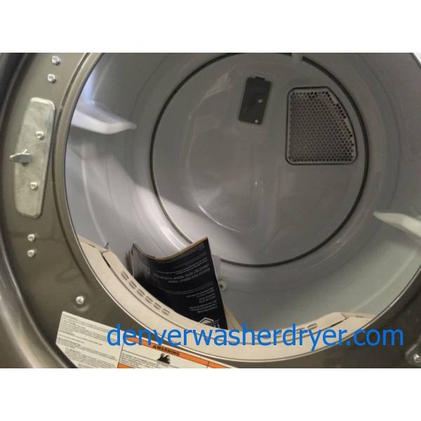 Absolutely Flawless Dark Grey, Whirlpool Front Load Washer/Dryer Set BRAND NEW With Factory Warranty