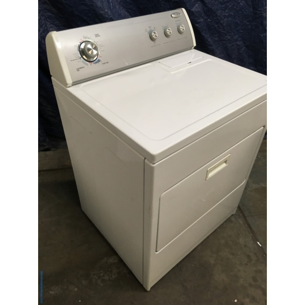 Wonderful Whirlpool 29″ Large Capacity Electric Dryer, 1-Year Warranty