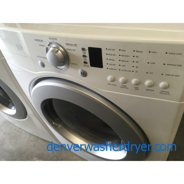 Quality Refurbished LG 27" FrontLoad Stackable Washer & Electric Dryer