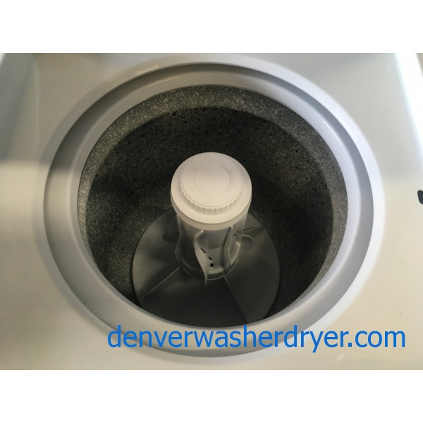 Quality Refurbished Whirlpool 24″ Thin-Twin Electric Laundry Center, 1-Year Warranty