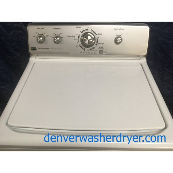 Maytag Centennial Top-Load Washer with Agitator, 1-Year Warranty