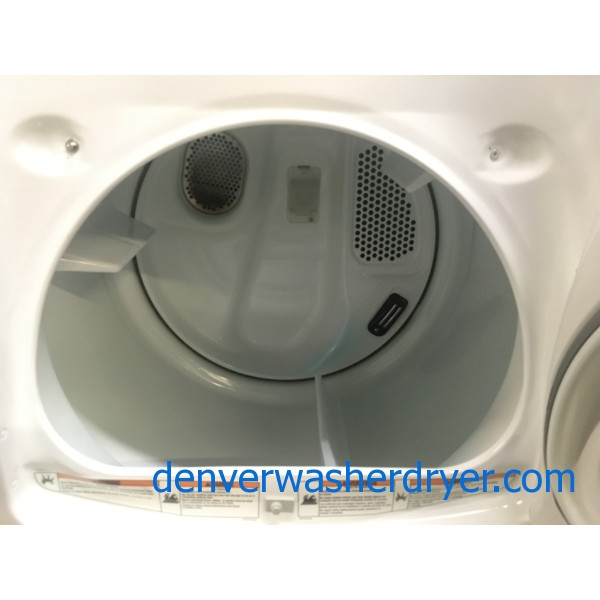 Quality Refurbished Whirlpool Direct-Drive Top-Load Washer with Agitator & Electric 220v Dryer, 1-Year Warranty