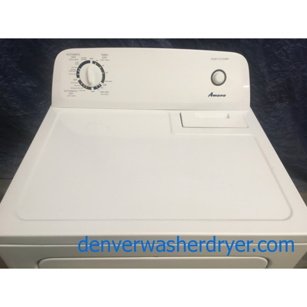 29″ Amana (Maytag) Super Capacity Electric Dryer, 1-Year Warranty