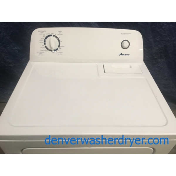29" Amana (Maytag) Super Capacity Electric Dryer, 1Year Warranty