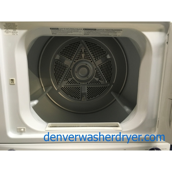 27″ Frigidaire Washer/Electric Dryer Laundry Center, 1-Year Warranty
