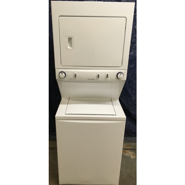 27″ Frigidaire Washer/Electric Dryer Laundry Center, 1-Year Warranty