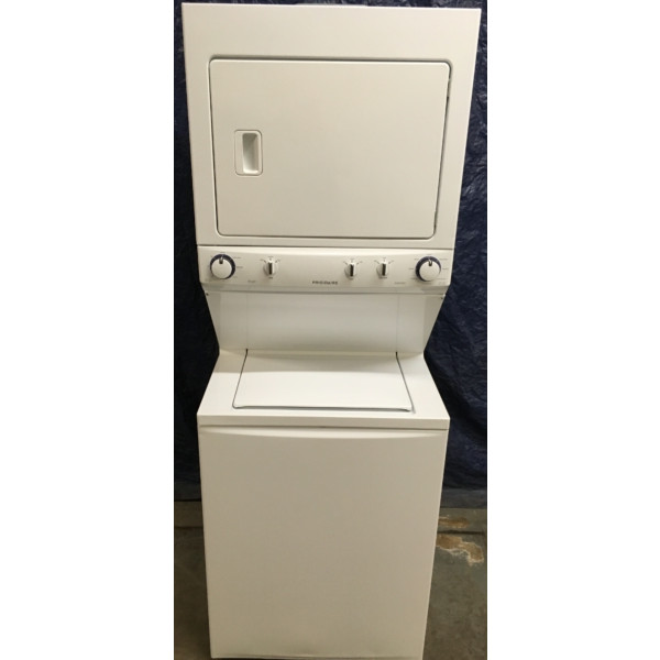 27" Frigidaire Washer/Electric Dryer Laundry Center, 1Year Warranty