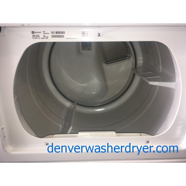 Maytag Centennial Commercial Technology TopLoad Washer & Electric 220v
