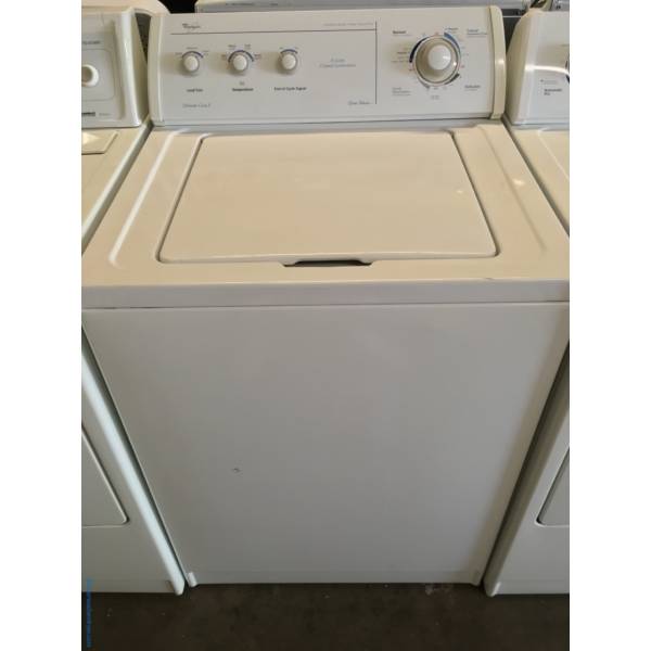 Whirlpool's "Quiet Wash" Technology W/D Set Quality Refurbished 1Year